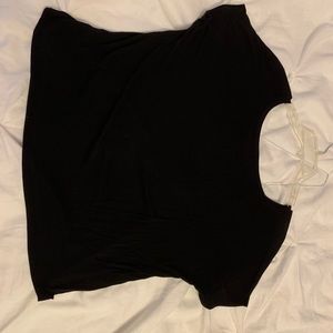 black t-shirt